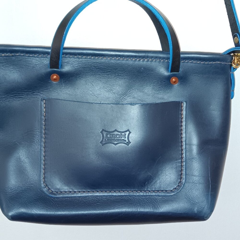 Orox Leather Company Merces Cross in Royal Blue
